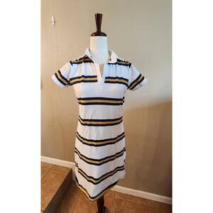 Ten Sixty Sherman Women's SZ Medium Collared Striped Casual Dress